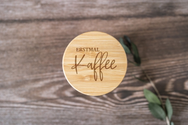 Thermoglas "Erstmal Kaffee"